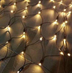 Iso Trade Kurtyna świetlna 160 LED USB- ciepły biały 4