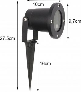 Dekoracja świąteczna Verk PROJEKTOR LASEROWY REFLEKTOR ŚWIĄTECZNY PILOT 6