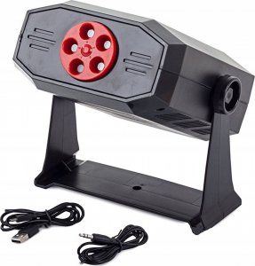 Dekoracja świąteczna Verk PROJEKTOR LASEROWY STROBOSKOP LASER GŁOŚNIK DISCO 1
