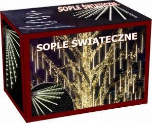 Dekoracja świąteczna Verk Group LAMPKI SOPLE METEORY LED PADAJĄCY ŚNIEG 50cm IP44 1