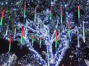 Dekoracja świąteczna Verk LAMPKI SOPLE METEORY LED PADAJĄCY ŚNIEG 50cm IP44 11