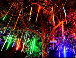 Dekoracja świąteczna Verk LAMPKI SOPLE METEORY LED PADAJĄCY ŚNIEG 50cm IP44 2