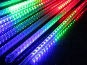 Dekoracja świąteczna Verk LAMPKI SOPLE METEORY LED PADAJĄCY ŚNIEG 50cm IP44 4