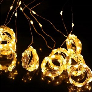 Dekoracja świąteczna Verk KURTYNA MIKRO 300 LED DRUCIKI 3x3 WISZĄCE LAMPKI 10