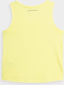 4f Tshirt Jasny Żółty TTSHF568 r. S 2