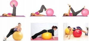 Verk PIŁKA GIMNASTYCZNA FITNESS 65 REHABILITACYJNA POMP 8