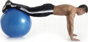 Verk PIŁKA GIMNASTYCZNA FITNESS 65 REHABILITACYJNA POMP 8