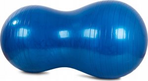 Verk Piłka gimnastyczna fitness - orzeszek / fasolka duża niebieski 2