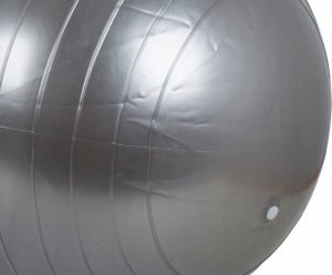 Verk Piłka gimnastyczna fitness - orzeszek / fasolka duża szara 5