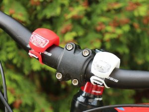 Verk OŚWIETLENIE ROWEROWE LED PRZÓD TYŁ 2szt SILIKON 11