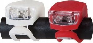 Verk OŚWIETLENIE ROWEROWE LED PRZÓD TYŁ 2szt SILIKON 12