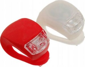 Verk OŚWIETLENIE ROWEROWE LED PRZÓD TYŁ 2szt SILIKON 2