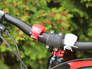 Verk OŚWIETLENIE ROWEROWE LED PRZÓD TYŁ 2szt SILIKON 8