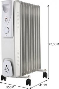 Grzejnik Iso Trade Grzejnik olejowy 2000W Comfort 9 żeberek 2