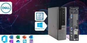 Komputer Dell Optiplex 9020 USFF Intel Core i5 16GB DDR3 128GB SSD DVD Windows 10 Pro 3