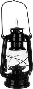 Iso Trade Lampa naftowa czarna 24cm 2