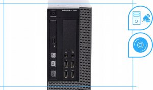 Komputer Dell Optiplex 790 SFF Intel Core i7 16GB DDR3 256GB SSD DVD Windows 10 Pro 6