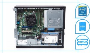 Komputer Dell Optiplex 7010 Desktop Intel Core i3 256GB SSD DVD Windows 10 Pro 3