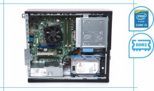 Komputer Dell Optiplex 7010 Desktop Intel Core i3 500GB HDD DVD Windows 10 Pro 3