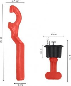 Iso Trade System do poziomowania płytek 51 szt. - S14509 7