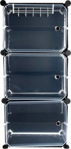 Iso Trade Szafka na buty  44,5 x 93 x 30 cm czarna 4