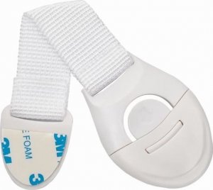 Iso Trade Zabezpieczenie - blokada do szafek 10szt. biały 2