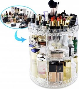 Verk ORGANIZER NA KOSMETYKI BIŻUTERIĘ OBROTOWY 360 11