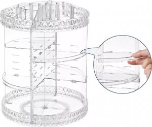 Verk ORGANIZER NA KOSMETYKI BIŻUTERIĘ OBROTOWY 360 12