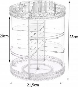 Verk ORGANIZER NA KOSMETYKI BIŻUTERIĘ OBROTOWY 360 7