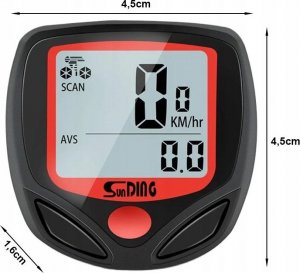 Verk LICZNIK ROWEROWY WODOODPORNY KOMPUTER 14 FUNKCJI 10