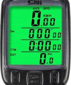 Verk LICZNIK ROWEROWY WODOODPORNY LCD PRĘDKOŚCIOMIERZ 12
