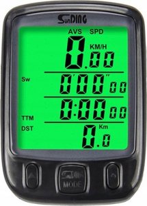 Verk LICZNIK ROWEROWY WODOODPORNY LCD PRĘDKOŚCIOMIERZ 2