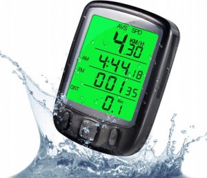 Verk LICZNIK ROWEROWY WODOODPORNY LCD PRĘDKOŚCIOMIERZ 5