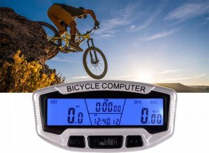 Verk LICZNIK ROWEROWY WODOODPORNY LCD 28 FUNKCJI ROWER 7