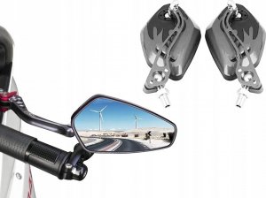 Verk LUSTERKO ROWEROWE NA ROWER SKUTER KIEROWNICĘ 2 szt 3