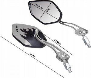 Verk LUSTERKO ROWEROWE NA ROWER SKUTER KIEROWNICĘ 2 szt 10