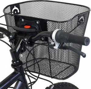 Verk DUŻY KOSZ NA ROWER METALOWY KOSZYK ROWEROWY CLICK 12