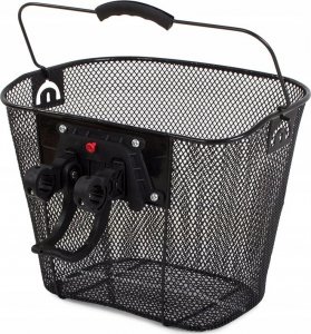 Verk DUŻY KOSZ NA ROWER METALOWY KOSZYK ROWEROWY CLICK 4