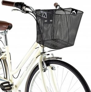 Verk DUŻY KOSZ NA ROWER METALOWY KOSZYK ROWEROWY CLICK 8