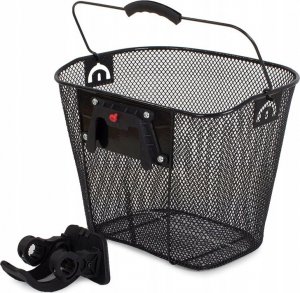 Verk DUŻY KOSZ NA ROWER METALOWY KOSZYK ROWEROWY CLICK 9