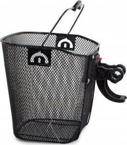 Verk DUŻY KOSZ NA ROWER METALOWY KOSZYK ROWEROWY CLICK 10
