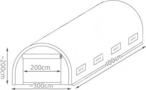 Malatec Folia 400 cm x 300 cm x 200 cm 5