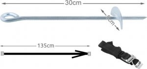 Malatec Kotwy mocujące do trampoliny - zestaw 4 szt. 7