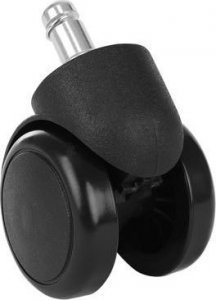 Malatec Kółka do fotela biurowego - 5szt - czarne 5