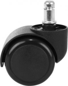 Malatec Kółka do fotela biurowego - 5szt - czarne 7