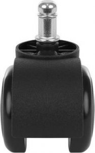 Malatec Kółka do fotela biurowego - 5szt - czarne 9