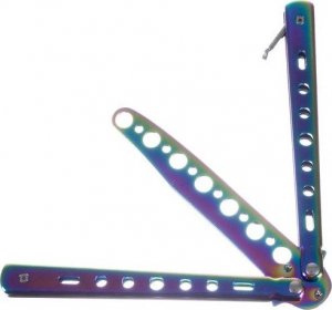 Malatec Nóż motylkowy do treningu- tęczowy 5