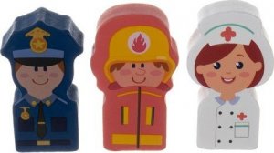 Kruzzel Klocki drewniane- miasto 100 szt. 19159 6