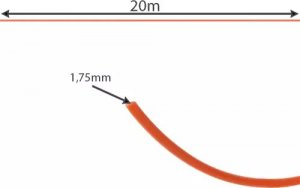 Kruzzel Filamenty PLA 3D- 20szt. x 20m (19876) 3