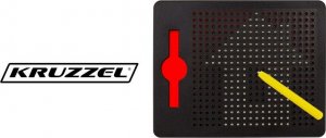 Kruzzel Tablica + kulki magnetyczne + rysik z magnesem 10